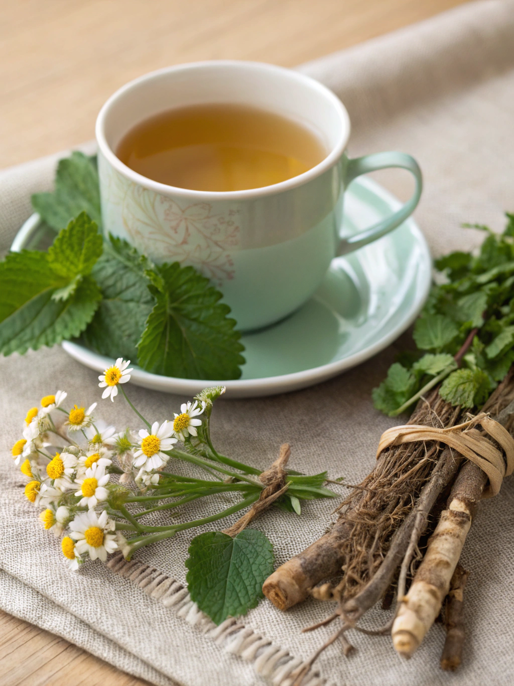 Lemon Balm Tea Transformation Valium Alternative for Nerve Health ingrediant