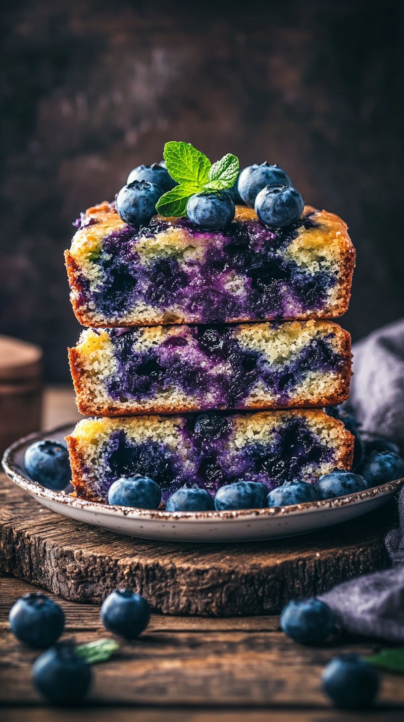 Blueberry Zucchini Bread Cake Easy & Healthy Recipe