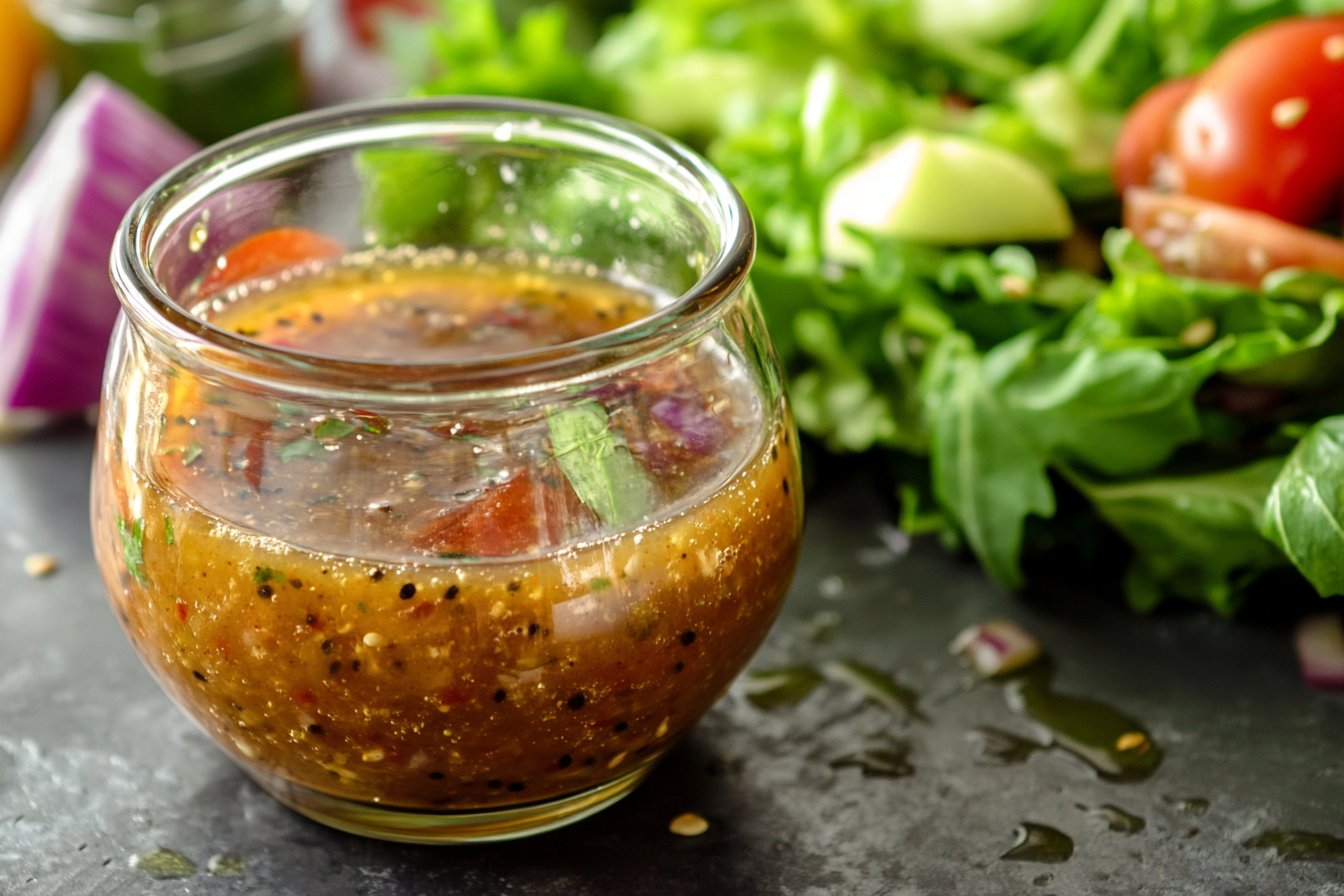 Flavor Boosting Homemade Vinaigrette Dressing