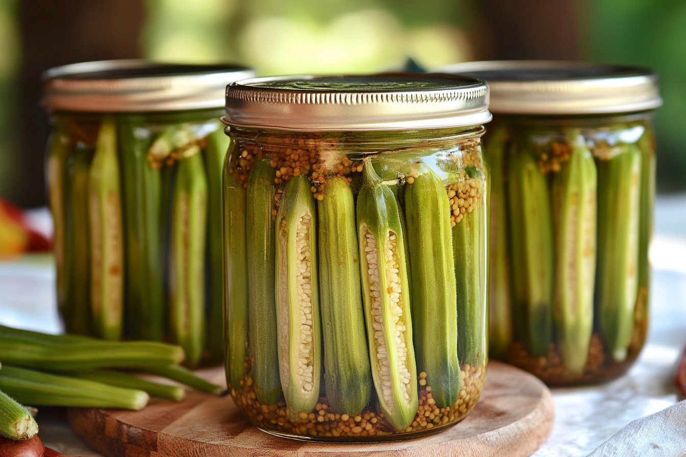 Irresistible Pickled Okra