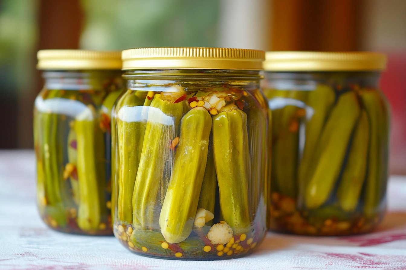 Irresistible Pickled Okra