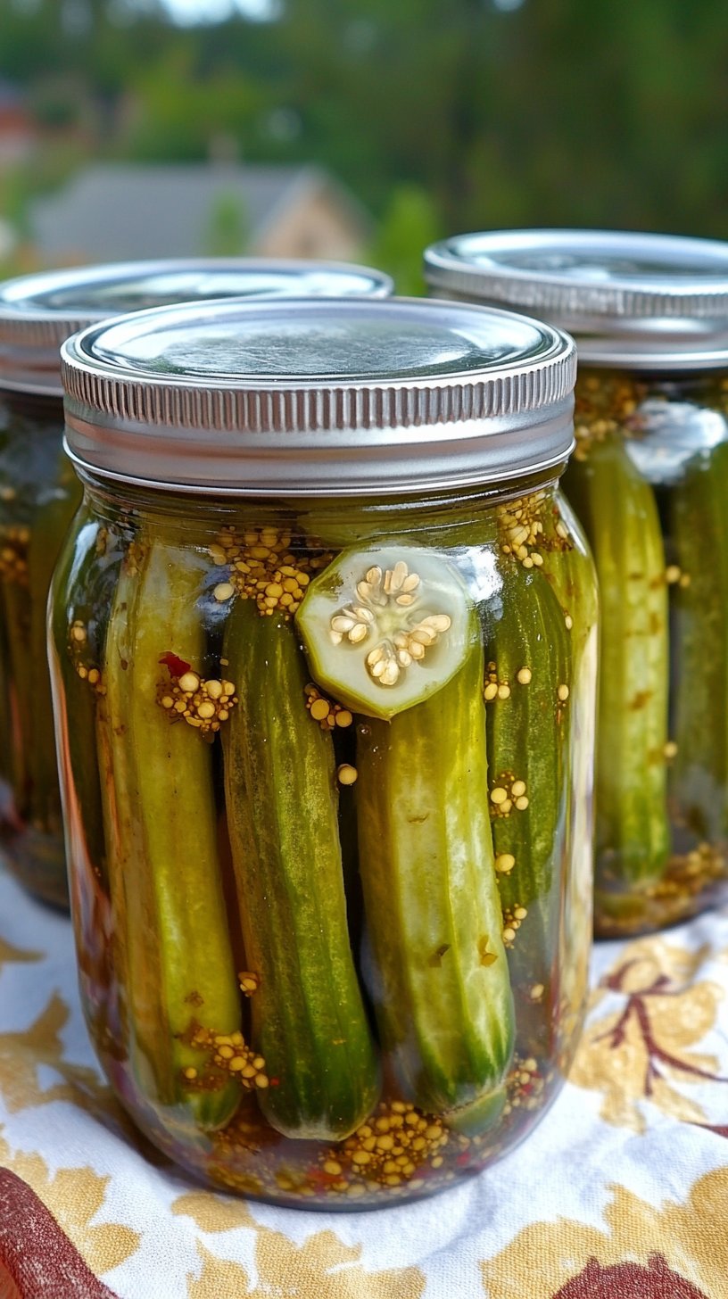 Refrigerator Okra Pickles Easy & Tasty Recipe!