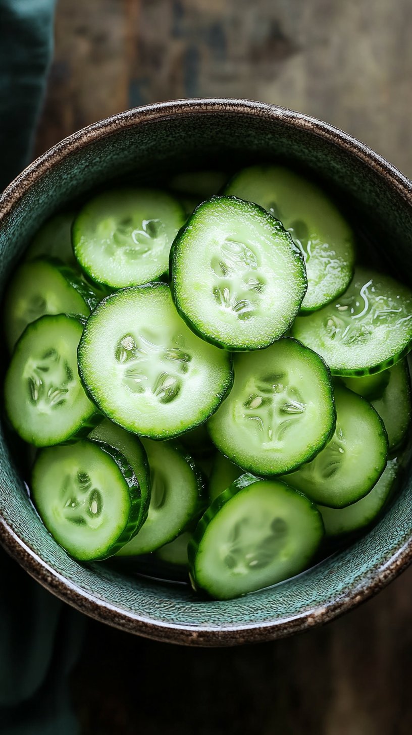 Vegan Creamy Cucumbers: Country Cooking Delight
