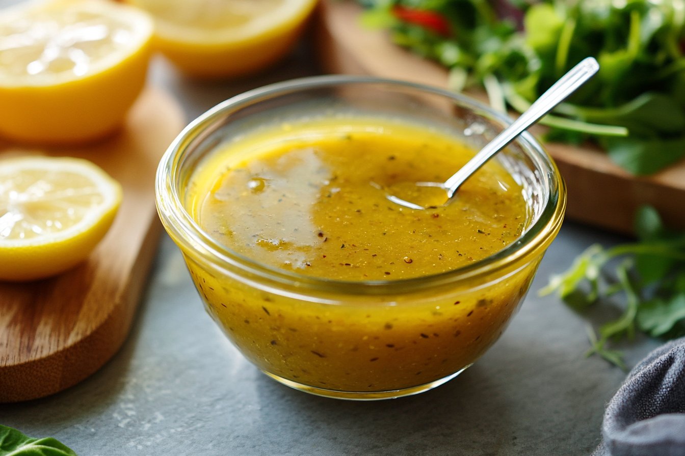 Zesty Lemon Vinaigrette Dressing