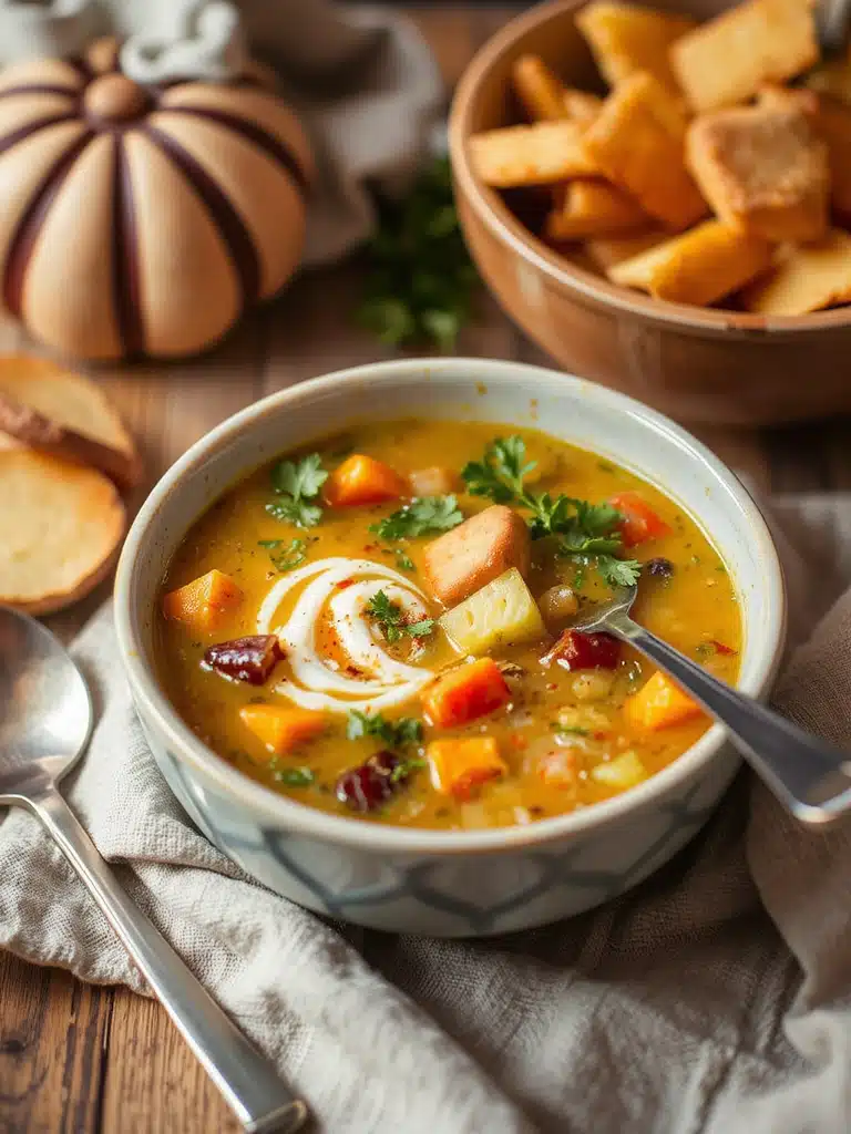 Cozy Vegetarian Soup Recipe for Chilly Days