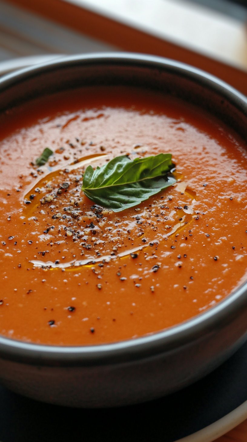 Homemade Tomato Soup with Fresh Tomatoes Recipe