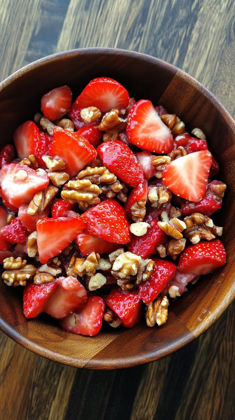 Strawberry Walnut Salad Bliss: Easy & Refreshing Recipe
