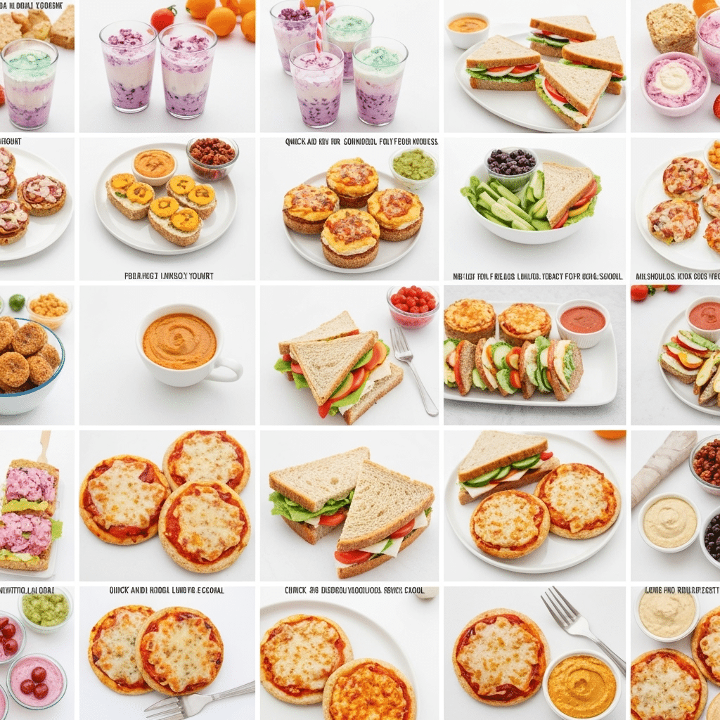 30 Quick Kid Lunch Ideas for School