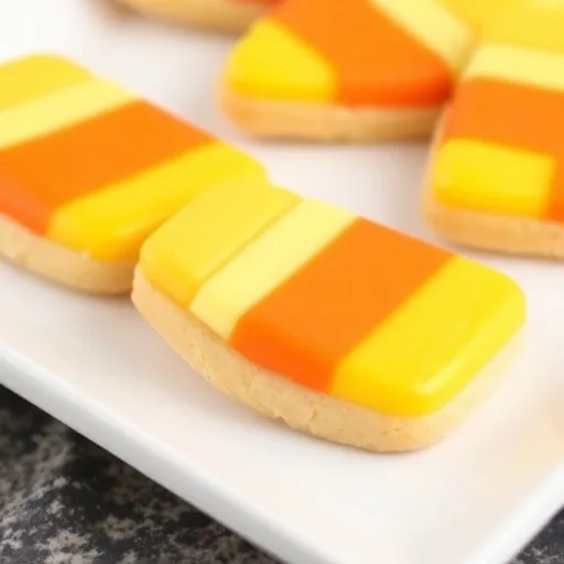 Candy Corn Cookies Perfect Halloween Treat