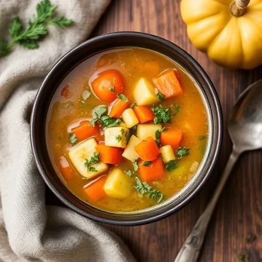 Cozy Autumn Vegetable Soup Recipe