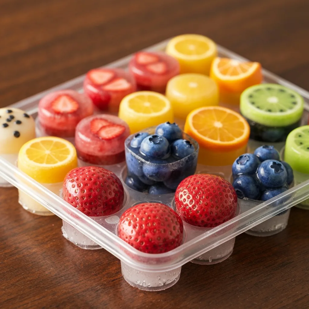 Create Fun Maximalist Ice Cubes with Fruit Refreshing Recipe Ideas