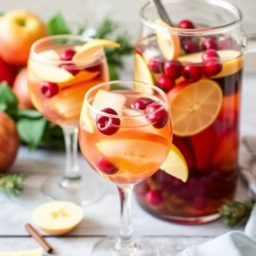 Festive Apple Cider Sangria Recipe