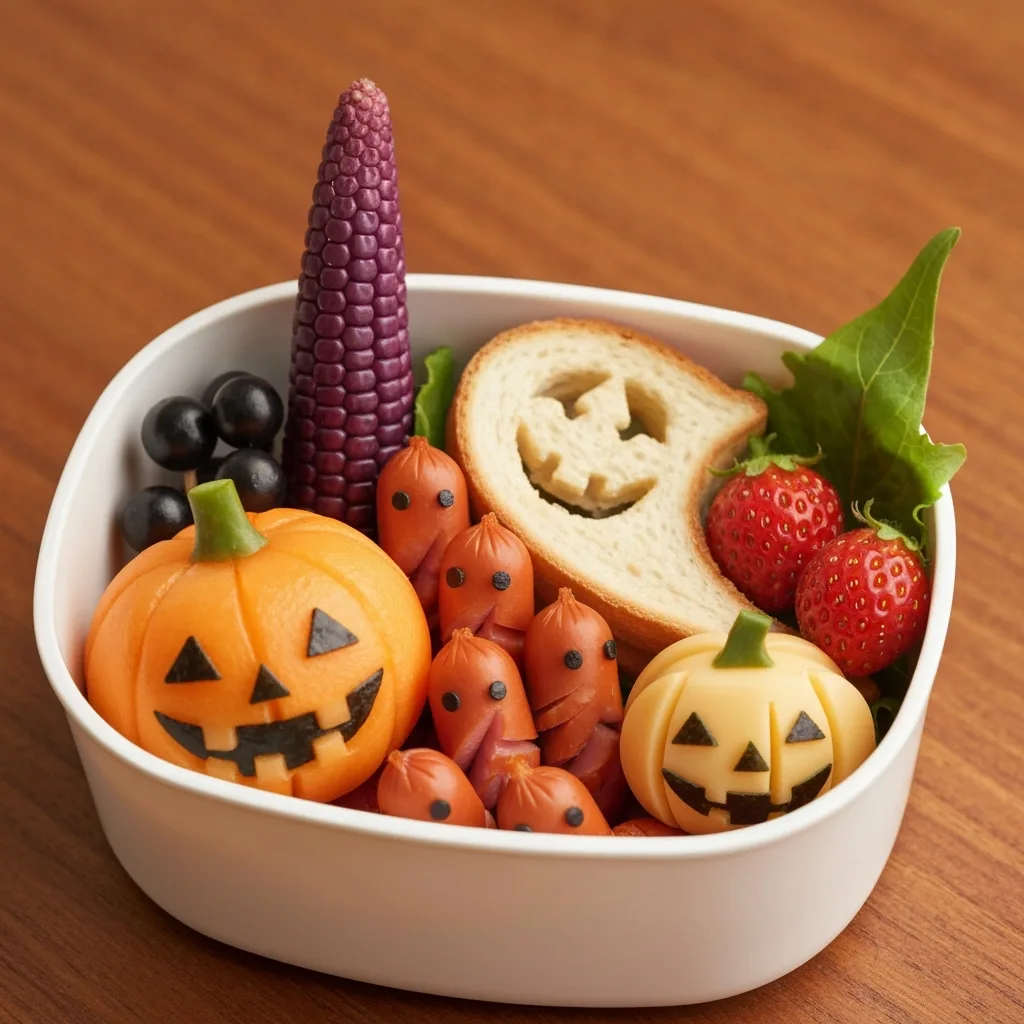 Spooky Halloween Breakfast Bento Box Ideas