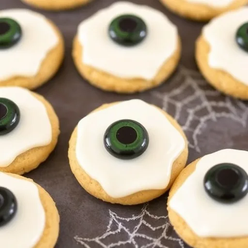 Spooky Halloween Eyeball Cookies Recipe