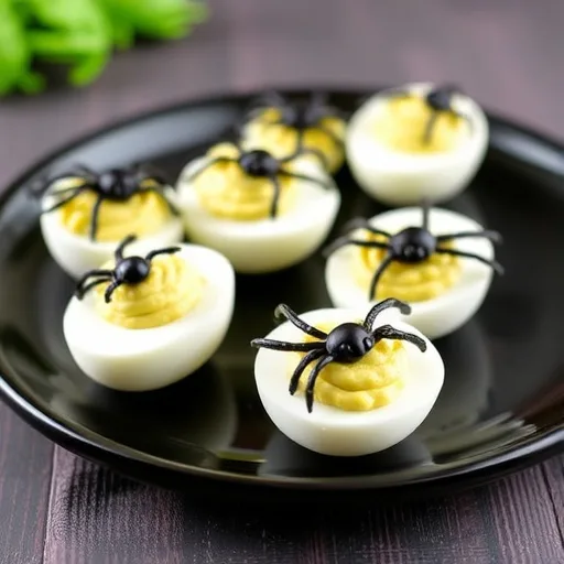 Spooky Halloween Spider Deviled Eggs Recipe Guide