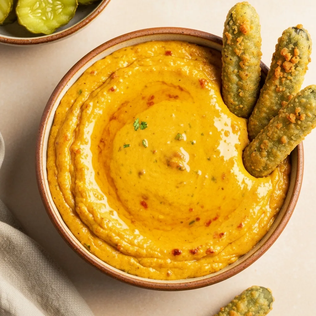 Vegan Fried Pickle Dip: Savory Snack Delight!
