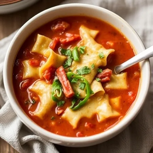 Warm and Cozy Lasagna Soup Recipe