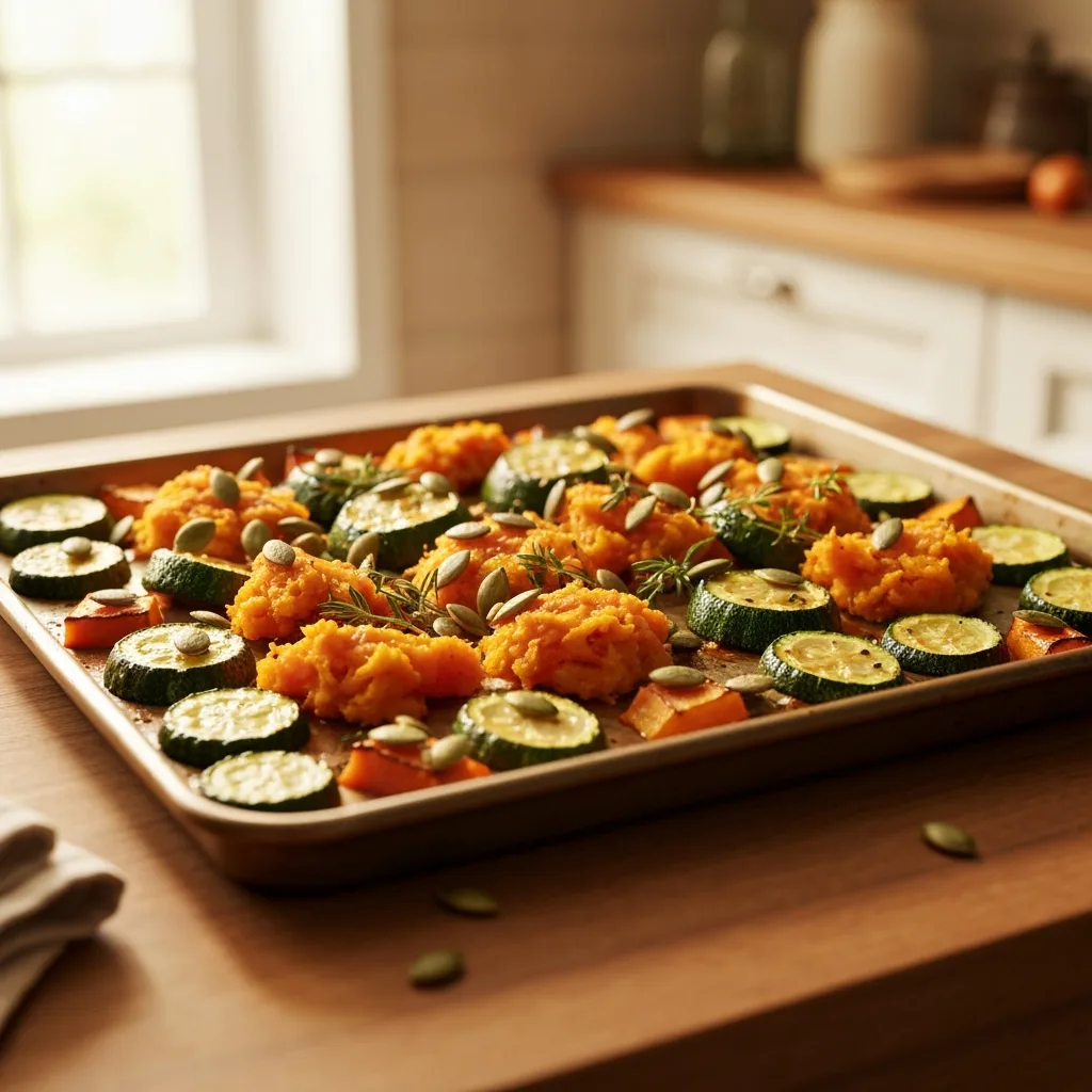 Zucchini &amp; Pumpkin Sheet Pan Meals for Fall