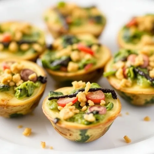 Baked Spinach Artichoke Bites