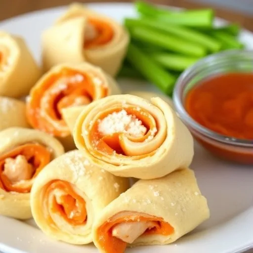 Buffalo Chicken Pinwheels