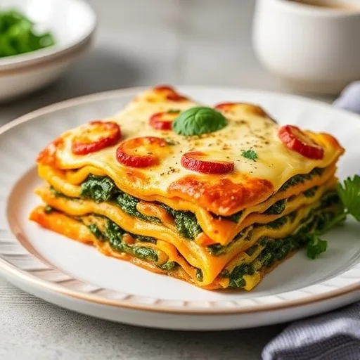 Butternut Squash &amp; Spinach Lasagna Recipe Comfort Food Ideal for Fall