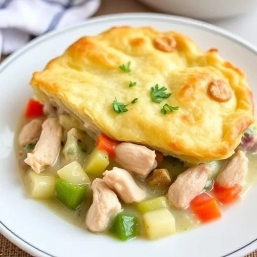 Classic Chicken Pot Pie with Vegetables