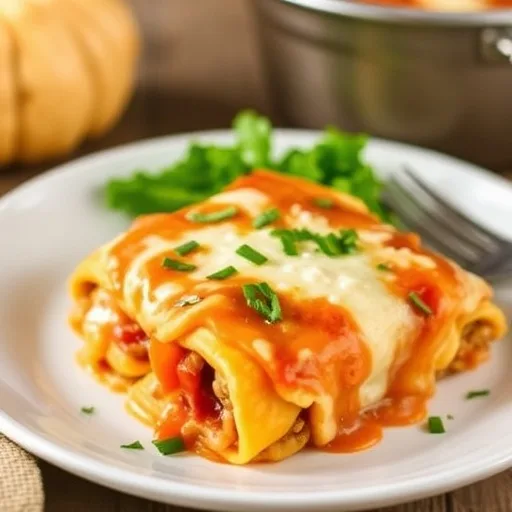 Cozy Fall Dinner Idea: Butternut Squash Lasagna Roll Ups Recipe