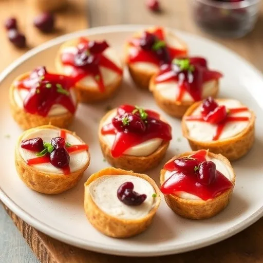 Cranberry Glazed Turkey Bites