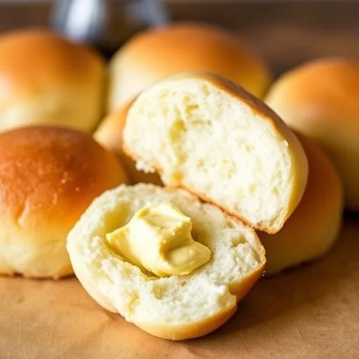 Homemade Dinner Rolls with Honey Butter