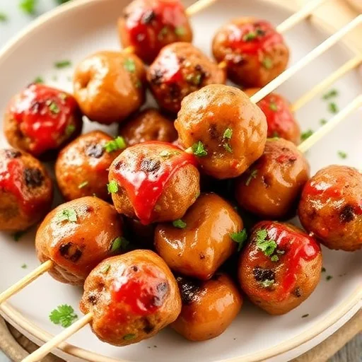 Italian Meatball Skewers