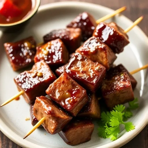 Maple-Glazed Beef Skewers
