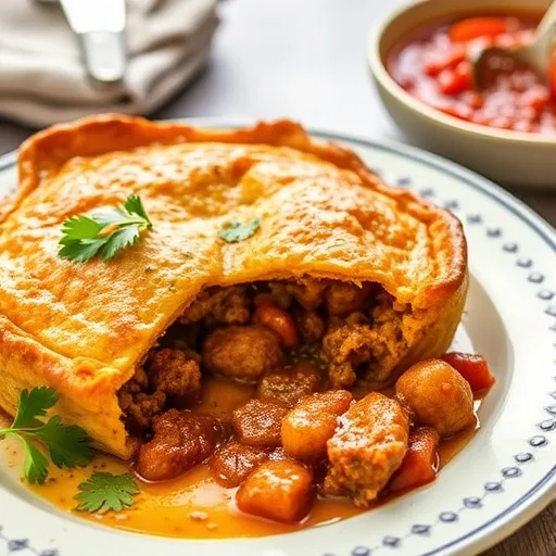 Moroccan Spiced Meat Pie