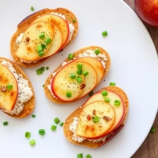 Spiced Apple Brie Crostini