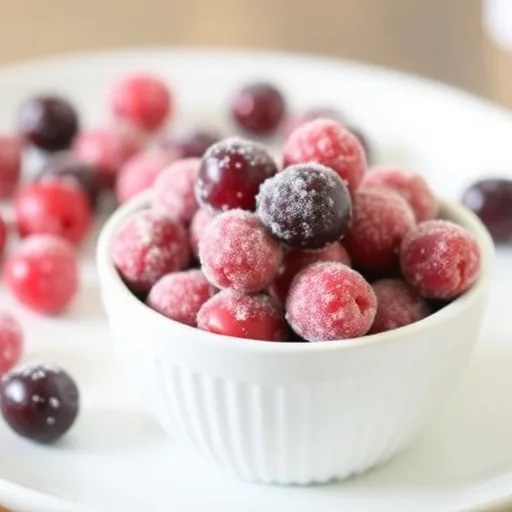 Sugared Cranberries Recipe Festive Holiday Snack &amp; Dessert Topper Idea