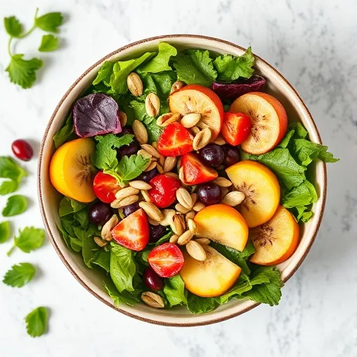 Beautiful Food Photography: Colorful Salad Bowl