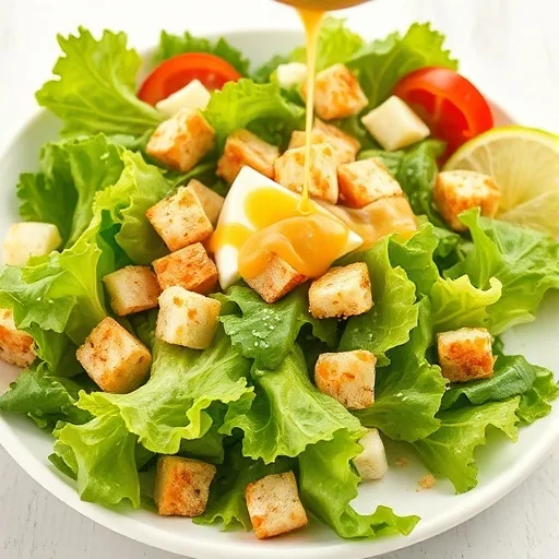 Classic Caesar Salad with Creamy Dressing Recipe