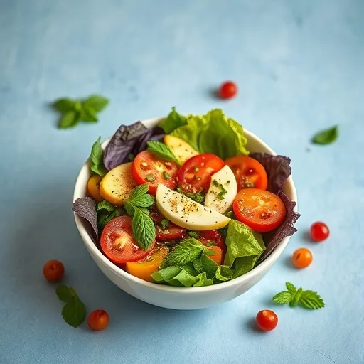 Colorful Salad Bowl for Food Photography Recipe