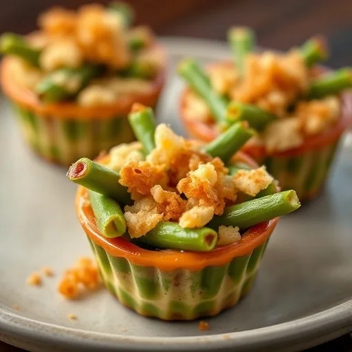 Creamy Green Bean Casserole Bites Recipe