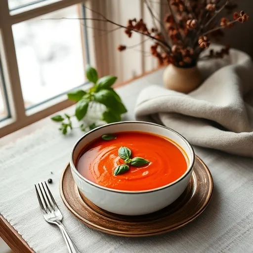 Healthy Tomato Basil Soup Recipe