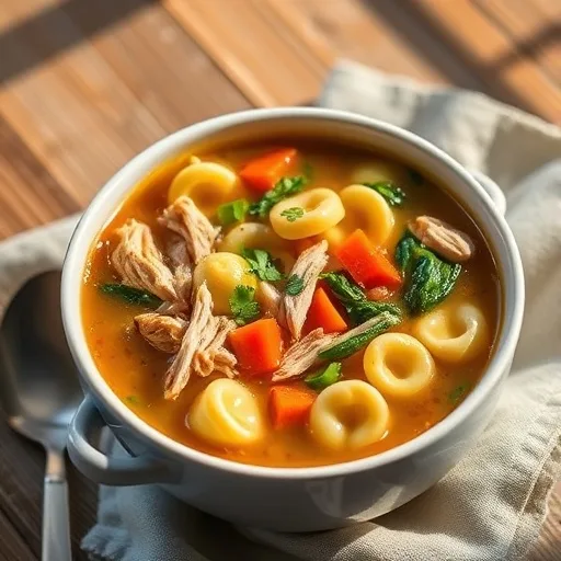 Hearty Chicken Tortellini Soup Recipe: Cozy Comfort in a Bowl