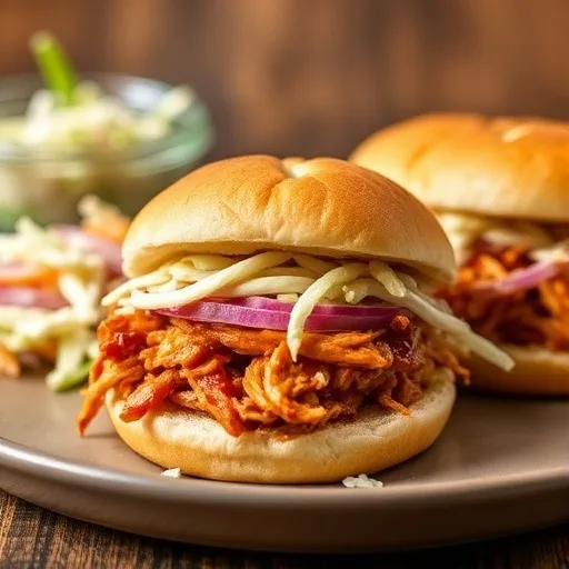 Slow Cooker BBQ Chicken Sandwiches Recipe