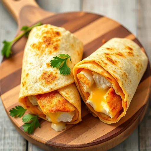 Cheesy Garlic Chicken Wraps: Fast &amp; Easy Dinner!