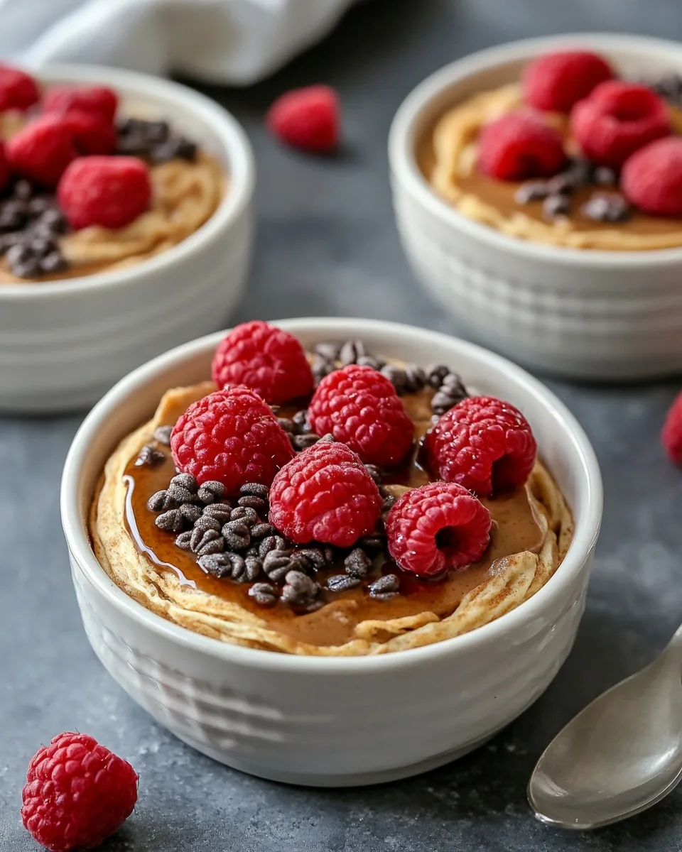 Baked Protein Pancake Bowls: Easy Healthy Breakfast