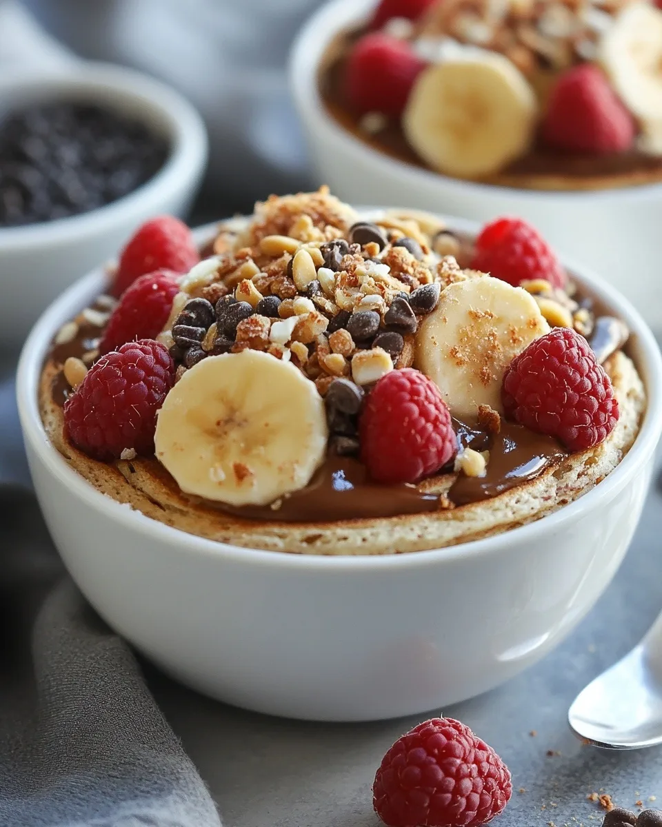 Baked Protein Pancake Bowls: Healthy Breakfast Idea