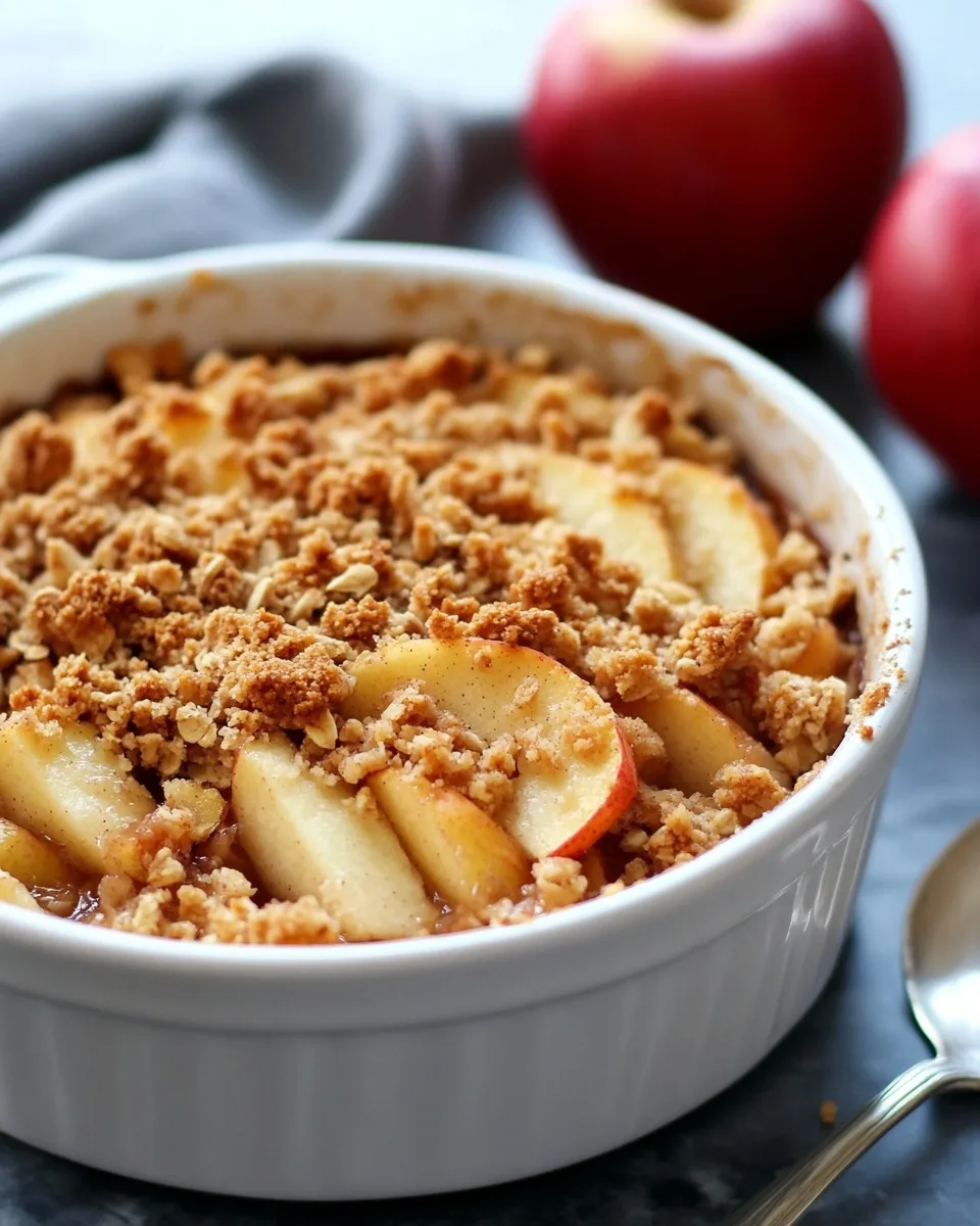 Healthy Apple Crumble: Quick, Delicious Breakfast Recipe