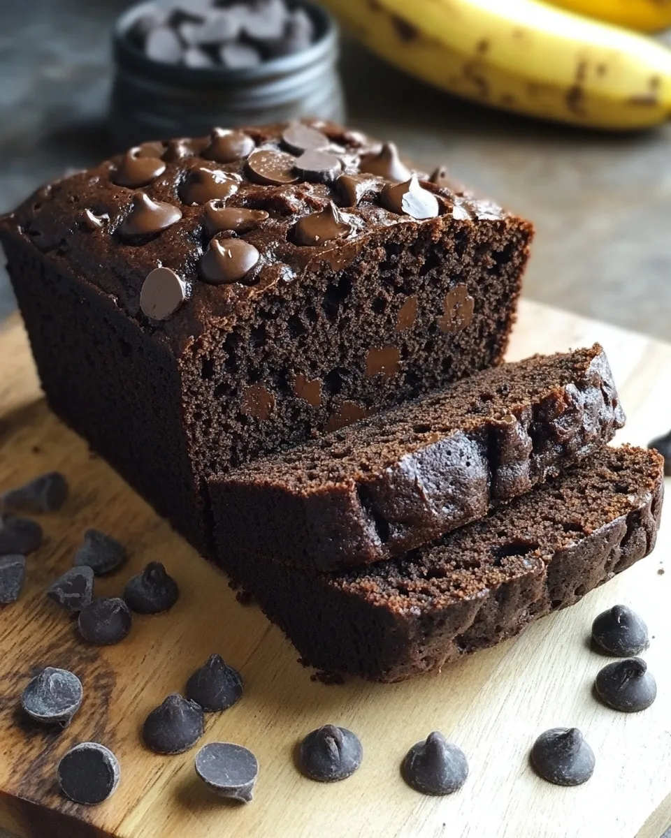 Healthy Chocolate Banana Bread: Oil-Free &amp; Delicious!
