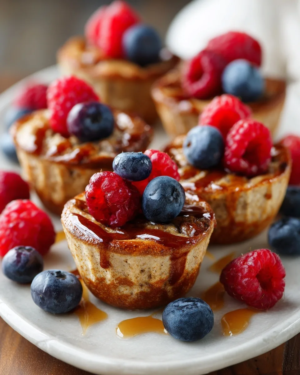 High-Protein Pancake Sausage Mini Muffins Recipe