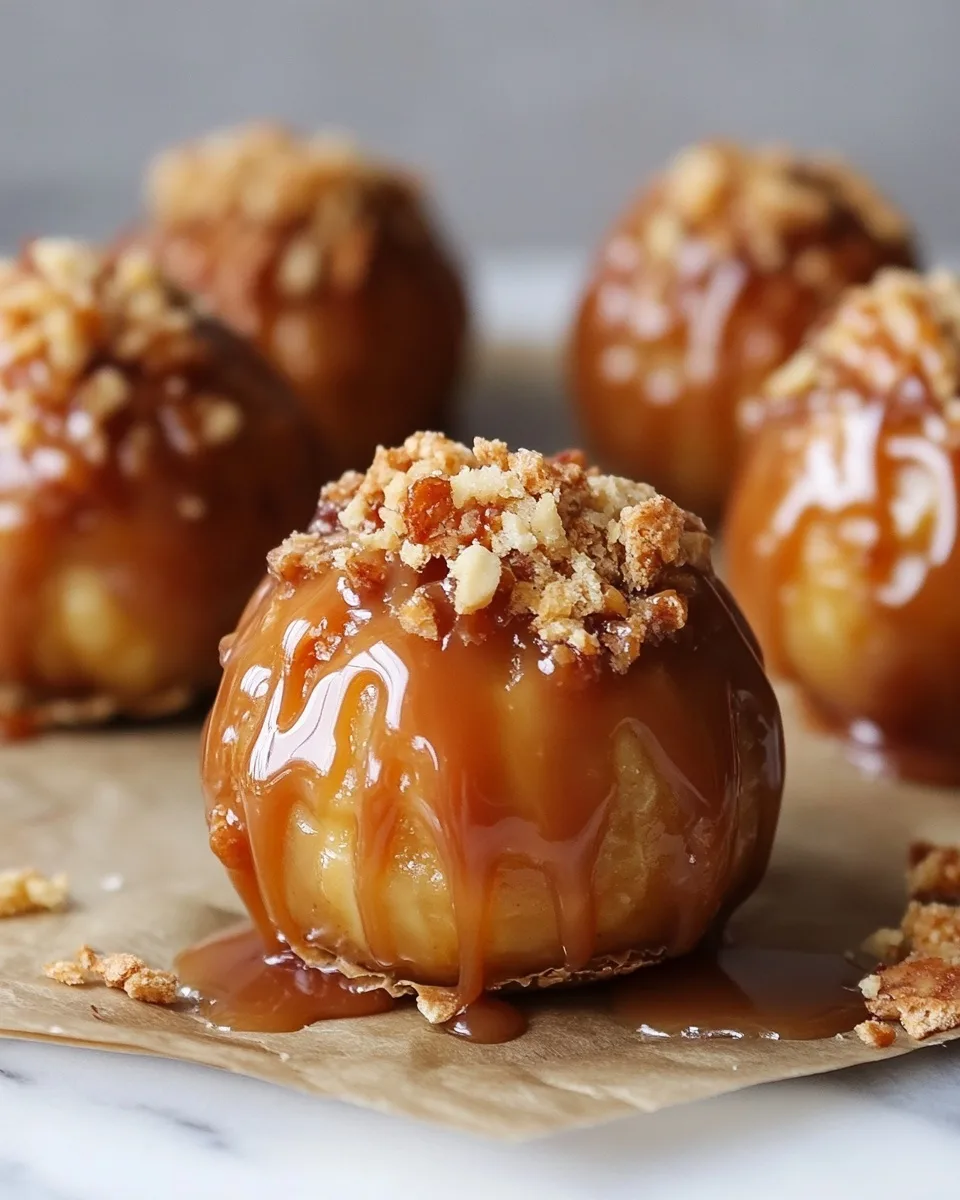 Caramel Apple Pie Bombs