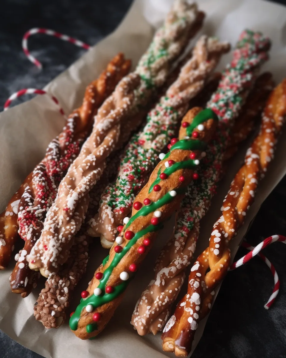 Christmas Pretzel Rods: Sweet, Crunchy, and Holiday Magic