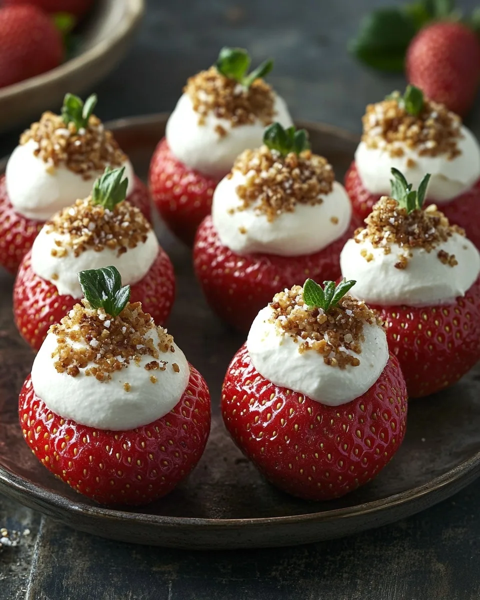 Deviled Strawberries (Party Food For A Crowd!)